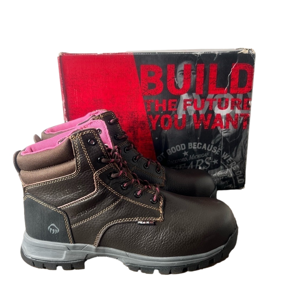 Wolverine Women’s Piper 6" CT Waterproof Boot Size 11 #B1487